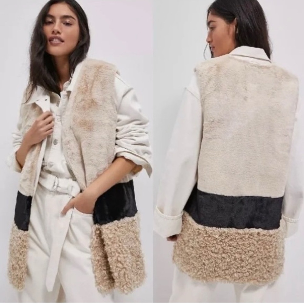 Anthropologie Tan Soft and Cozy Vest